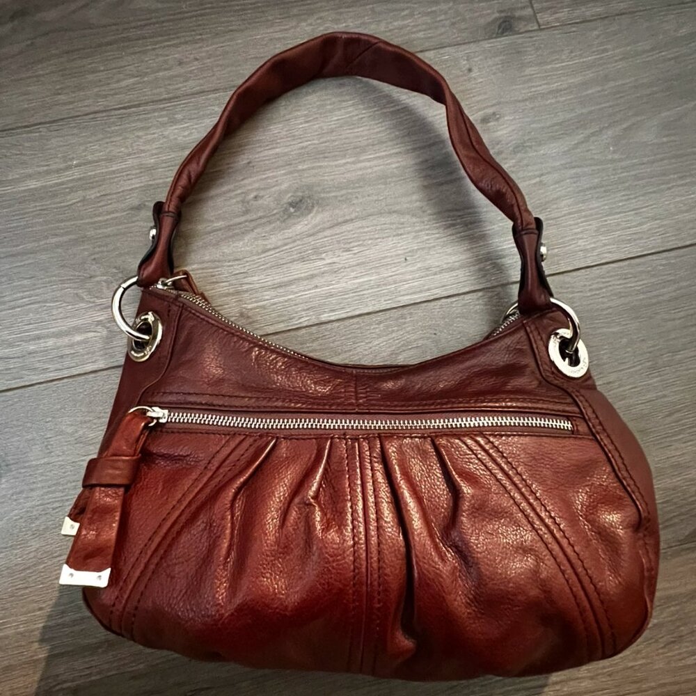 B Markowsky Hobo Style Leather Bag